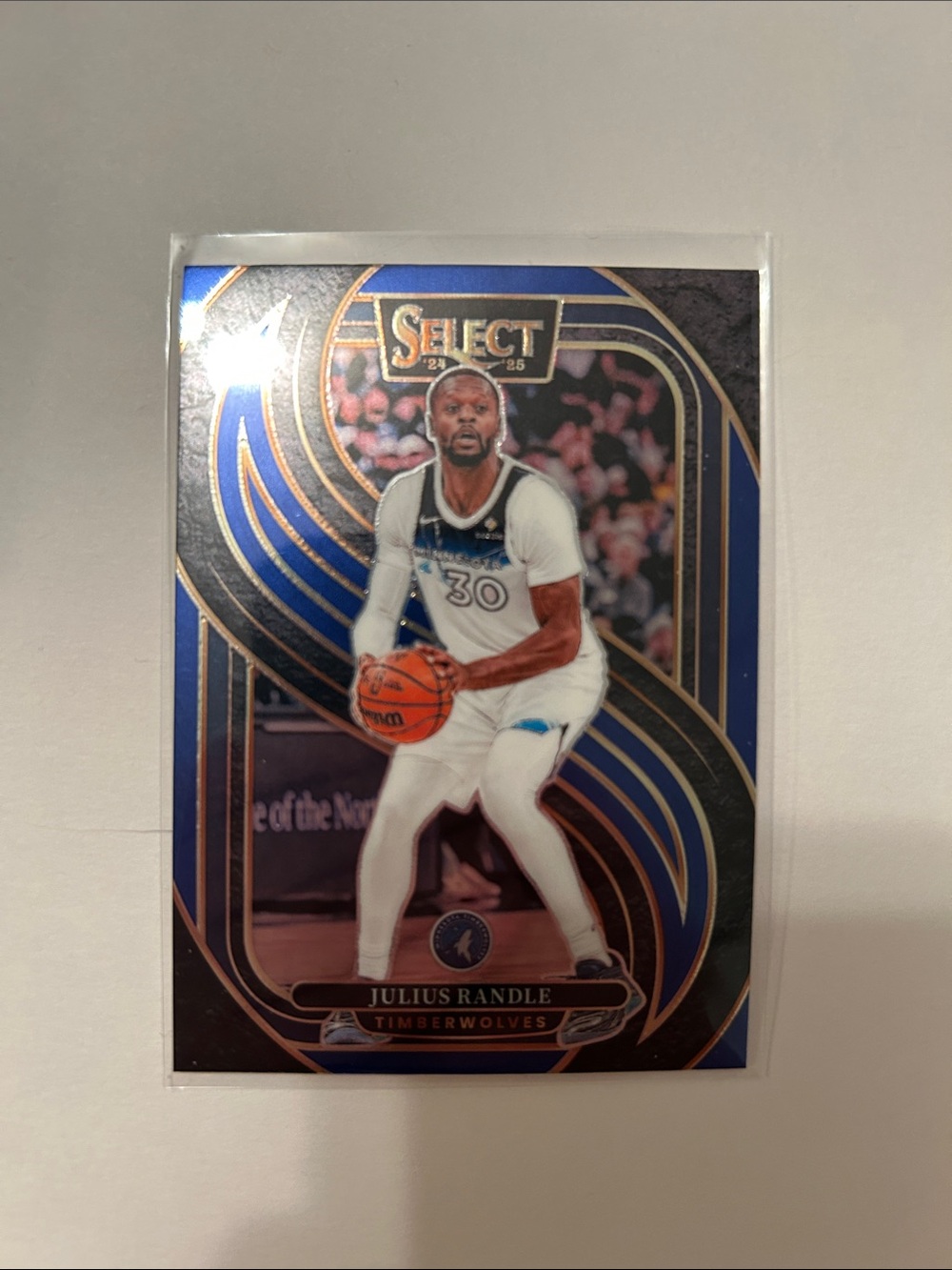 Julius Randle Timberwolves Basketball Card - Blue & Gold